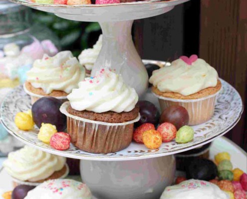 Karotten Cupcake Vanille Topping