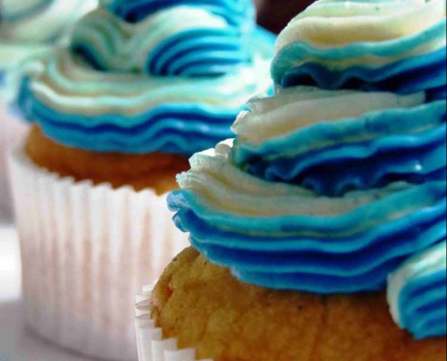 Heller Milch Cupcake