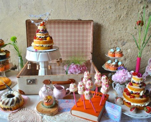 Bild Sweet Table Vintage Hochzeit